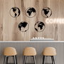 Wallity World Map 2 Negro